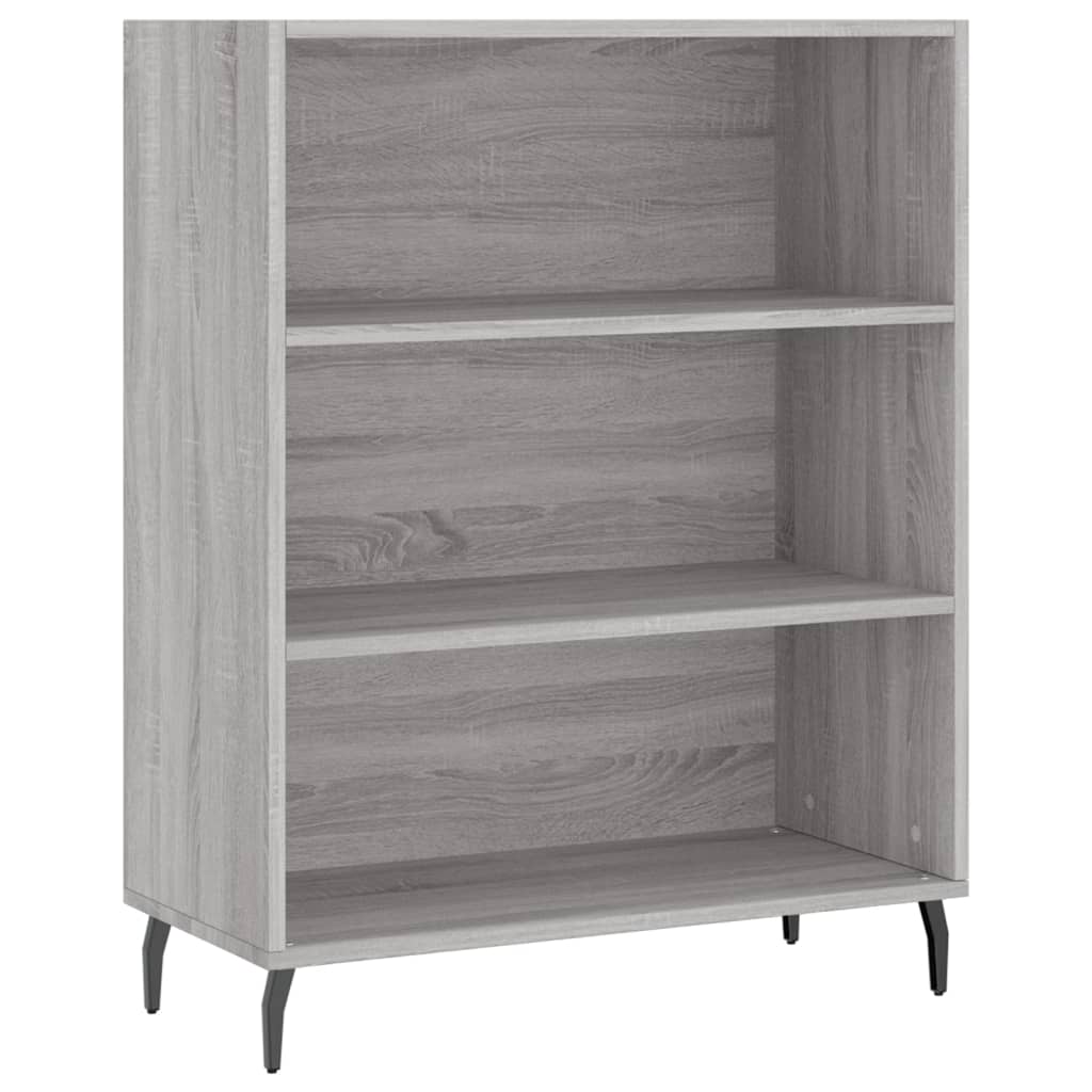 Credenza Grigio Sonoma 69,5x34x180 cm in Legno Multistrato - homemem39