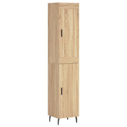 Credenza Rovere Sonoma 34,5x34x180 cm in Legno Multistrato - homemem39
