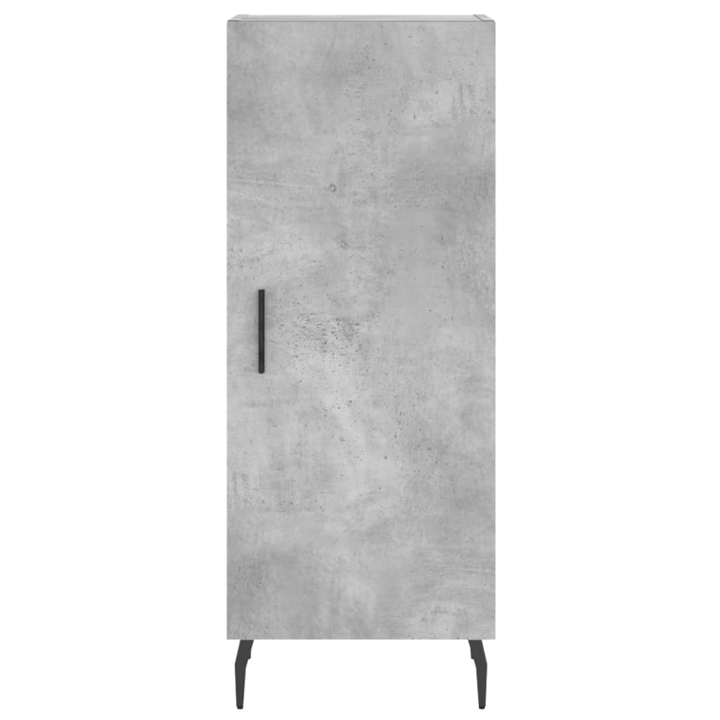 Credenza Grigio Cemento 34,5x34x180 cm in Legno Multistrato - homemem39