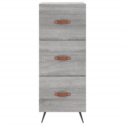 Credenza Grigio Sonoma 34,5x34x180 cm in Legno Multistrato - homemem39