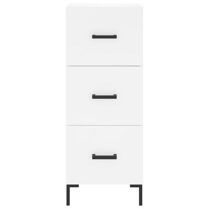 Credenza Bianca 34,5x34x180 cm in Legno Multistrato - homemem39