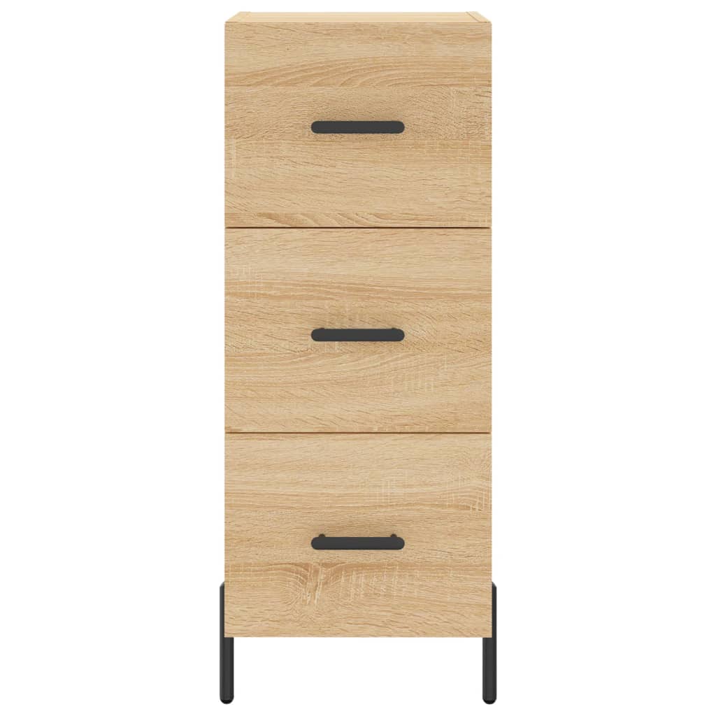Credenza Rovere Sonoma 34,5x34x180 cm in Legno Multistrato - homemem39