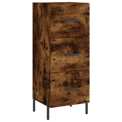 Credenza Rovere Fumo 34,5x34x180 cm in Legno Multistrato - homemem39