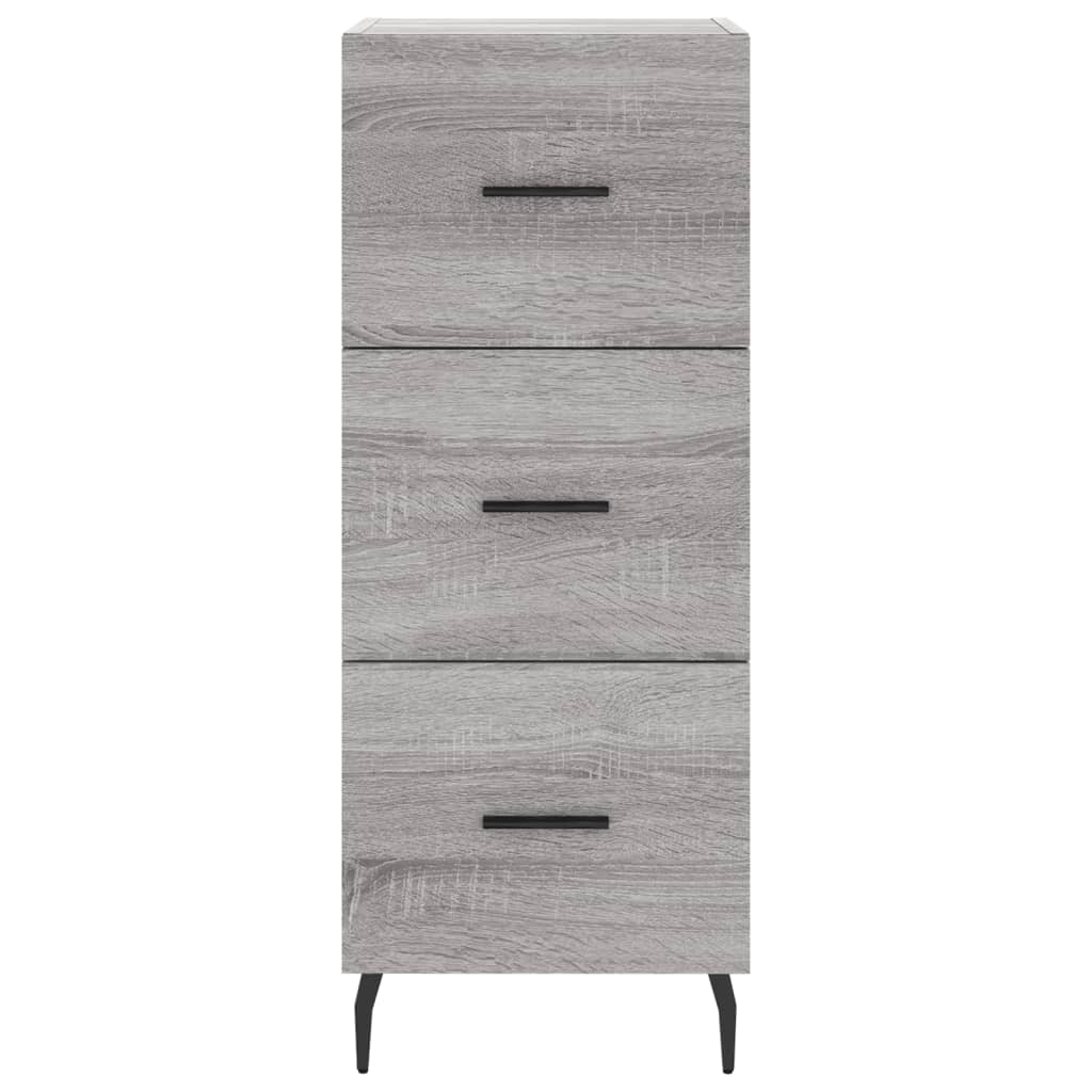 Credenza Grigio Sonoma 34,5x34x180 cm in Legno Multistrato - homemem39