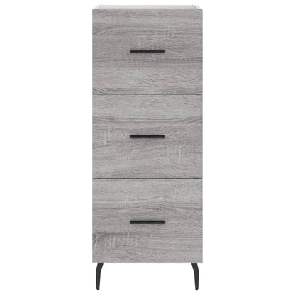 Credenza Grigio Sonoma 34,5x34x180 cm in Legno Multistrato - homemem39