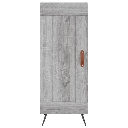 Credenza Grigio Sonoma 34,5x34x180 cm in Legno Multistrato - homemem39