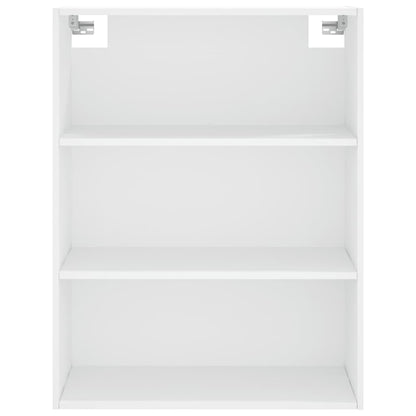 Credenza Bianca 69,5x34x180 cm in Legno Multistrato - homemem39