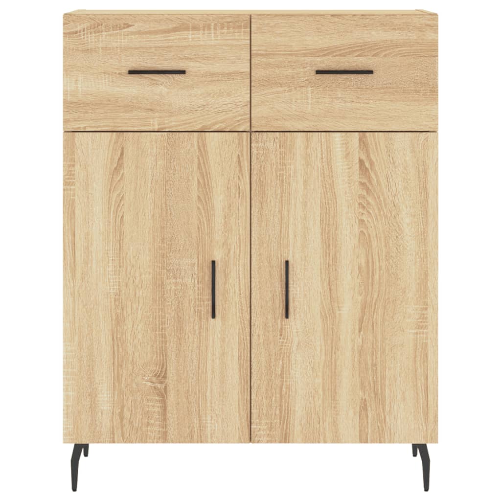Credenza Rovere Sonoma 69,5x34x180 cm in Legno Multistrato - homemem39