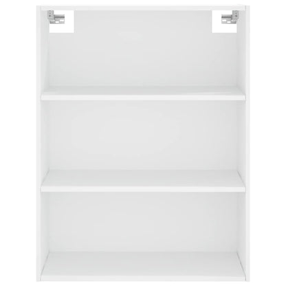 Credenza Bianca 69,5x34x180 cm in Legno Multistrato - homemem39