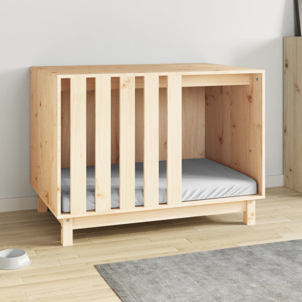 Casetta per Cani 90x60x67 cm in Legno Massello di Pino - homemem39