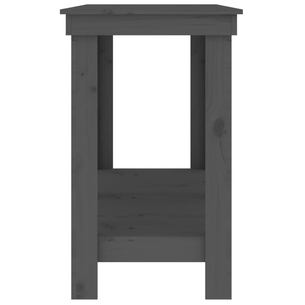 Banco da Lavoro Grigio 180x50x80 cm in Legno Massello di Pino - homemem39