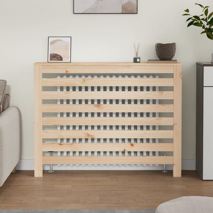 Copertura Termosifone 108,5x19x84 cm in Legno Massello di Pino - homemem39