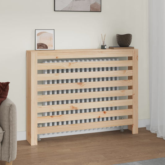 Copertura Termosifone 108,5x19x84 cm in Legno Massello di Pino - homemem39