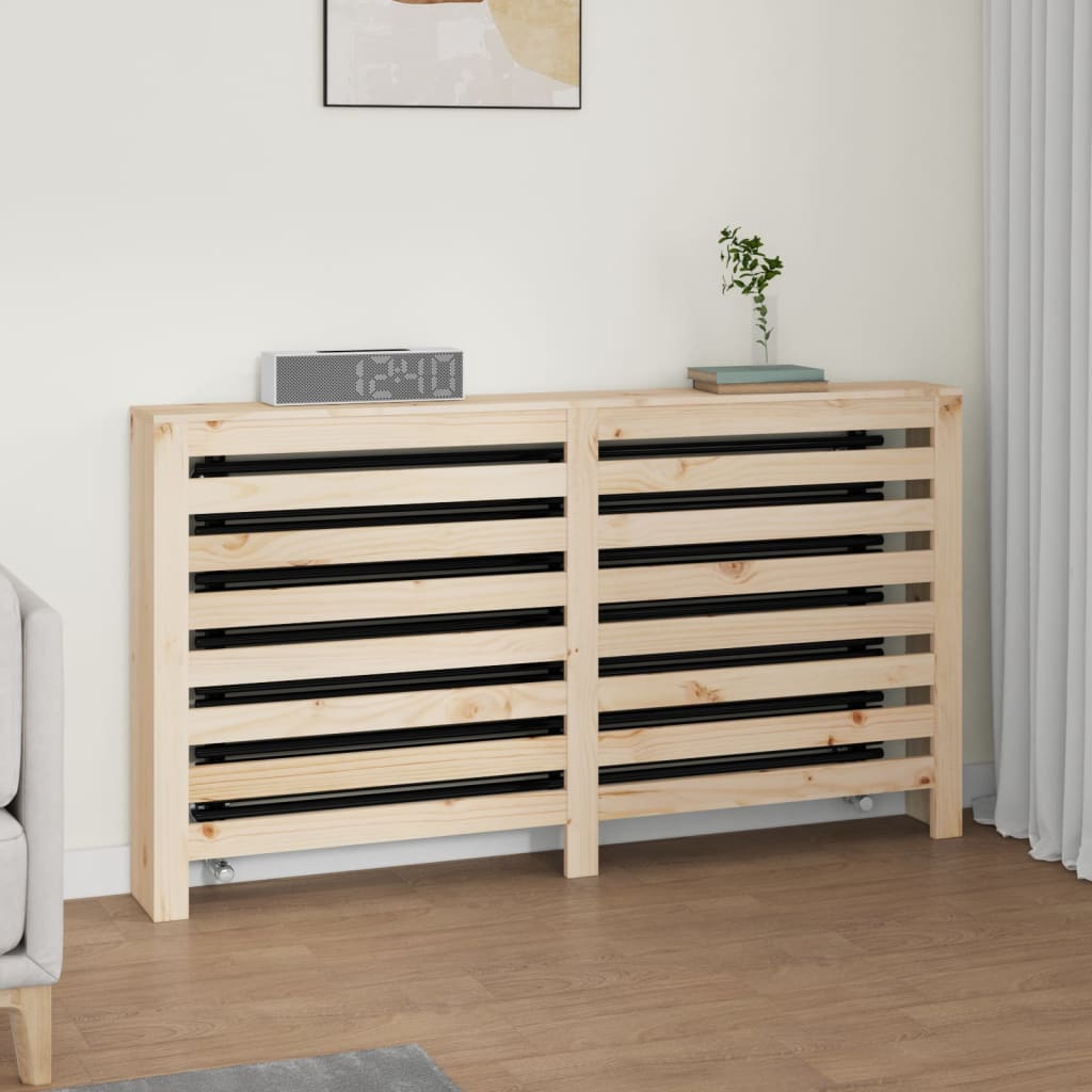 Copertura Termosifone 153x19x84 cm in Legno Massello di Pino - homemem39