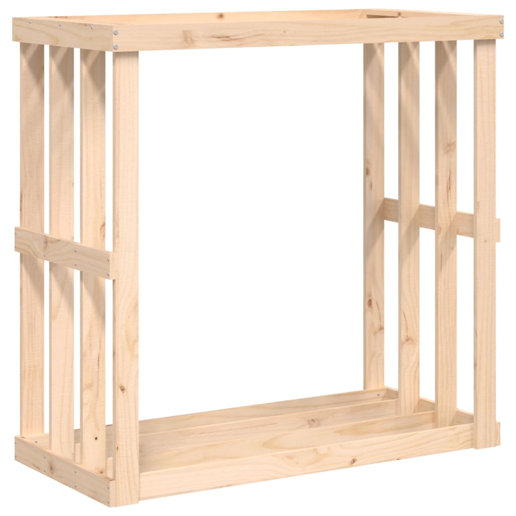 Portaceppi da Esterno 108x52x106 cm Legno Massello Pino