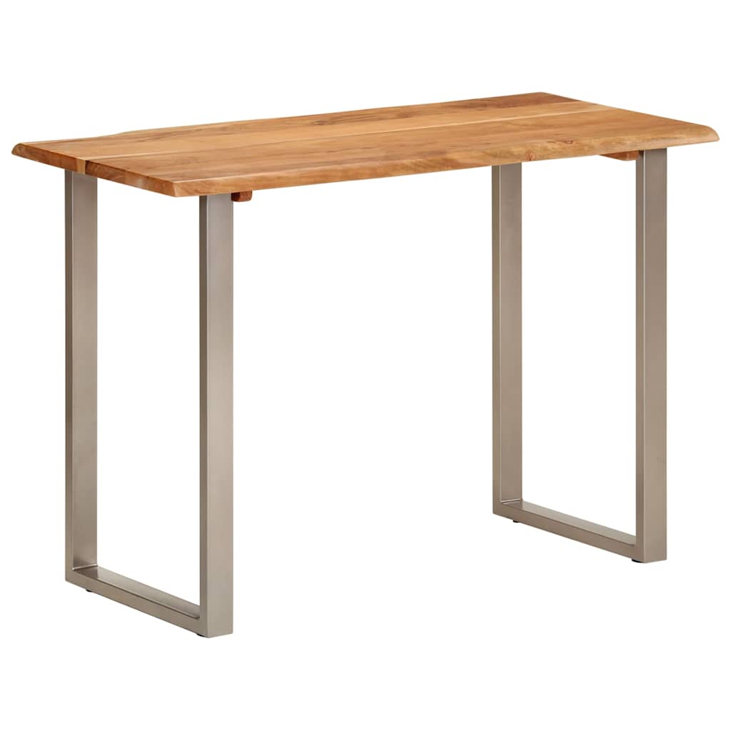 Tavolo da Pranzo 110x50x76 cm Legno Massello di Acacia