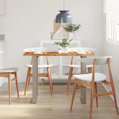Tavolo da Pranzo 110x50x76 cm Legno Massello di Acacia