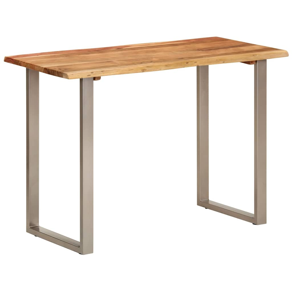 Tavolo da Pranzo 110x50x76 cm Legno Massello di Acacia - homemem39