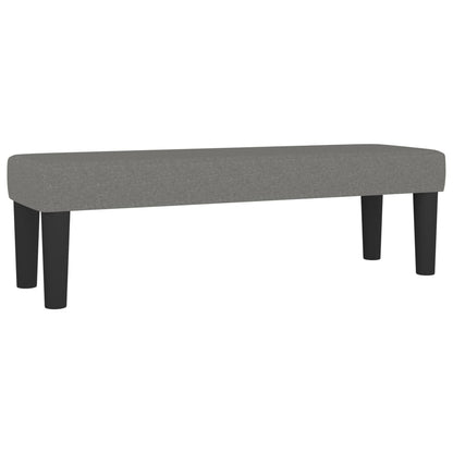 Giroletto a Molle con Materasso Grigio Scuro 140x200cm Tessuto | homemem39