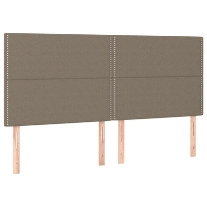 Giroletto a Molle con Materasso Tortora 180x200 cm in Tessuto | homemem39