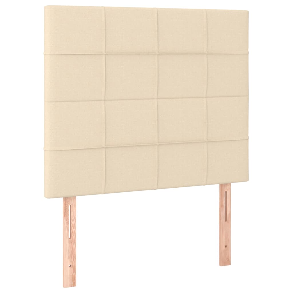 Giroletto a Molle con Materasso Crema 90x200 cm inTessuto | homemem39
