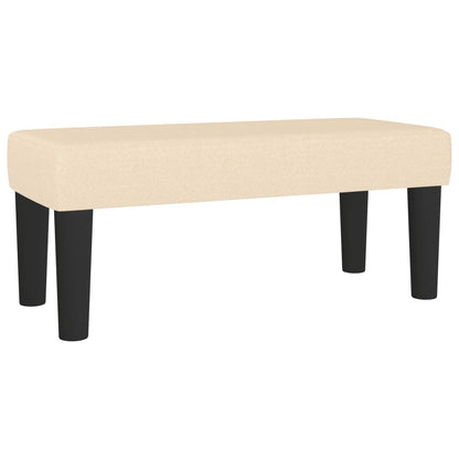 Giroletto a Molle con Materasso Crema 90x200 cm inTessuto | homemem39