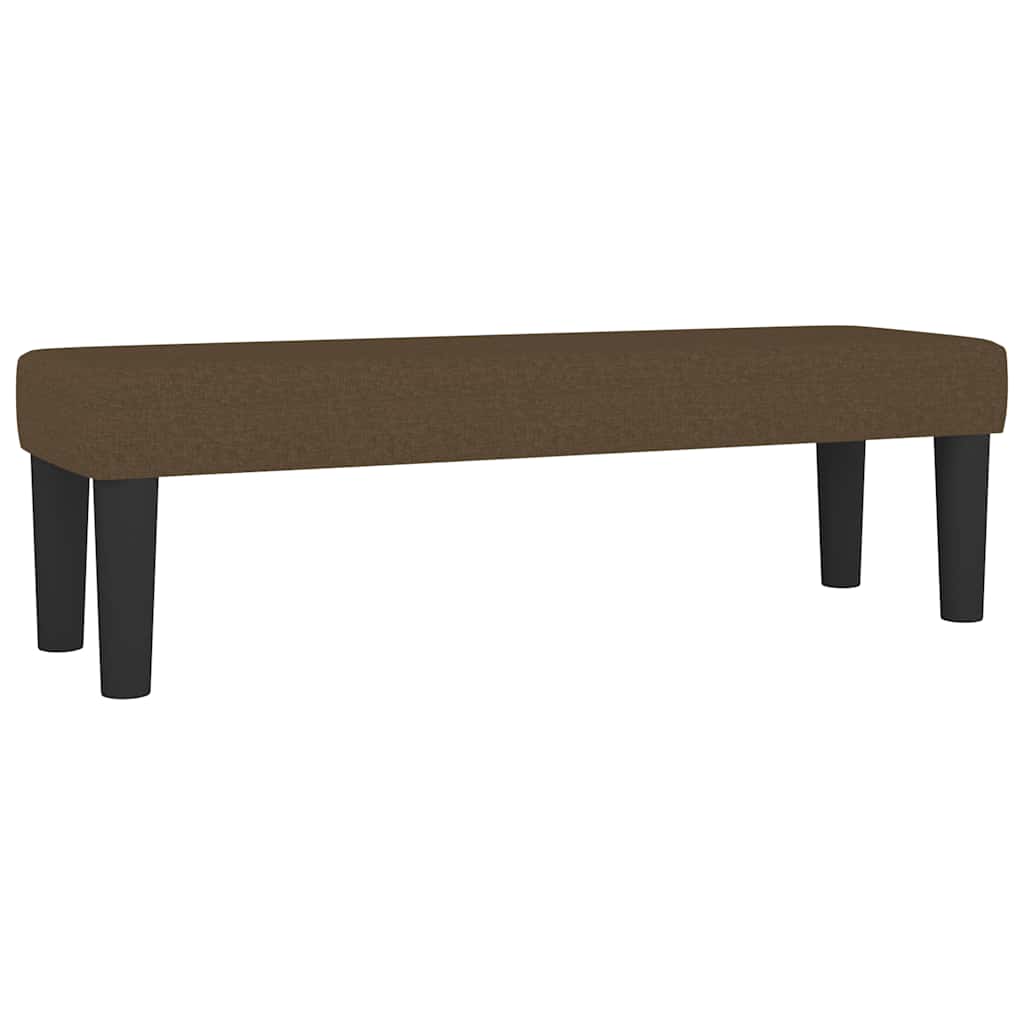 Giroletto a Molle con Materasso Marrone Scuro 180x200cm Tessuto | homemem39