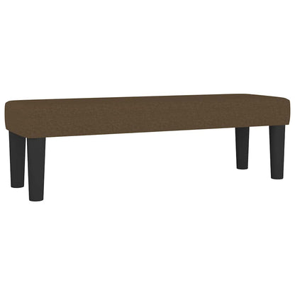 Giroletto a Molle con Materasso Marrone Scuro 180x200cm Tessuto | homemem39
