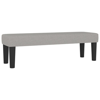 Giroletto a Molle con Materasso Grigio Chiaro 140x190cm Tessuto | homemem39