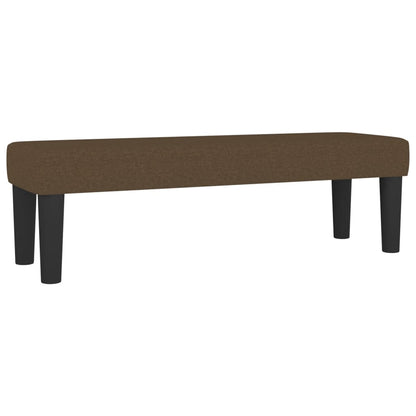 Giroletto a Molle con Materasso Marrone Scuro 140x190cm Tessuto | homemem39