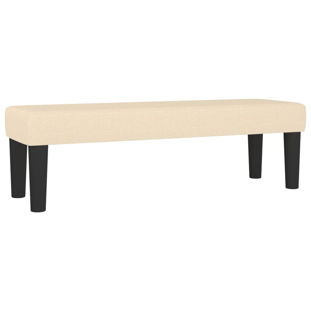 Giroletto a Molle con Materasso Crema 140x200 cm in Tessuto | homemem39