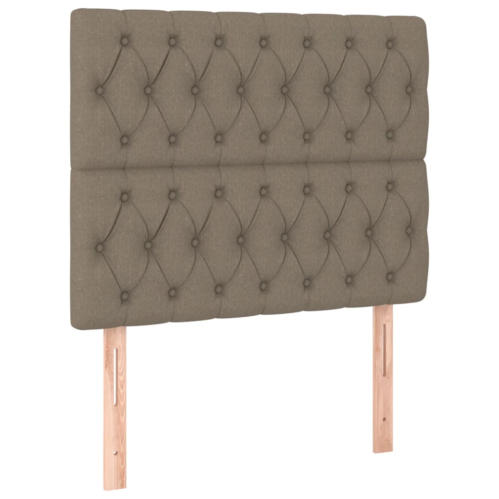 Giroletto a Molle con Materasso Tortora 120x200 cm in Tessuto | homemem39