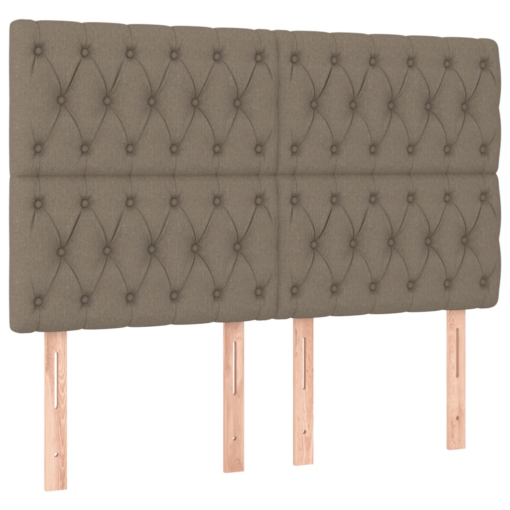 Giroletto a Molle con Materasso Tortora 160x200 cm in Tessuto | homemem39