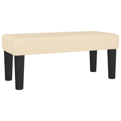 Giroletto a Molle con Materasso Crema 90x200 cm inTessuto | homemem39