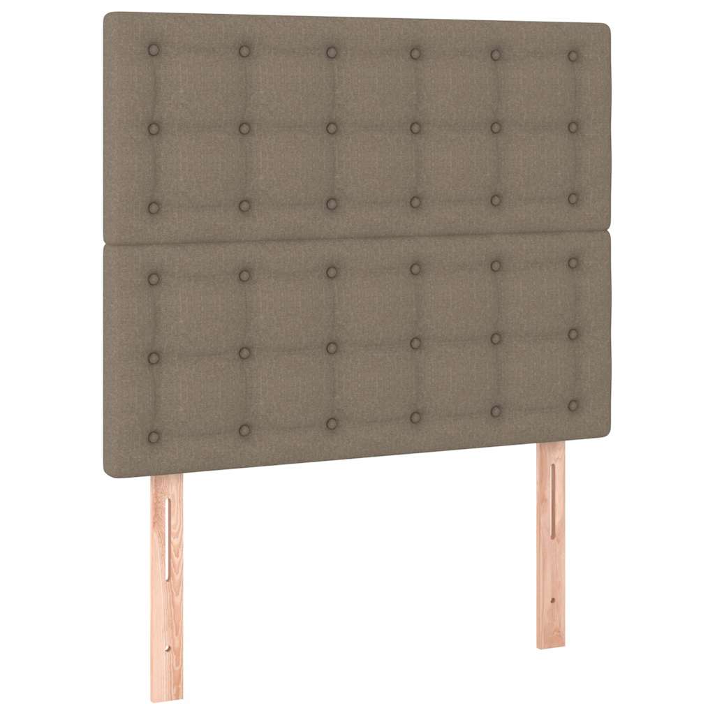 Giroletto a Molle con Materasso Tortora 120x200 cm in Tessuto | homemem39