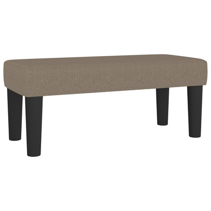 Giroletto a Molle con Materasso Tortora 120x200 cm in Tessuto | homemem39