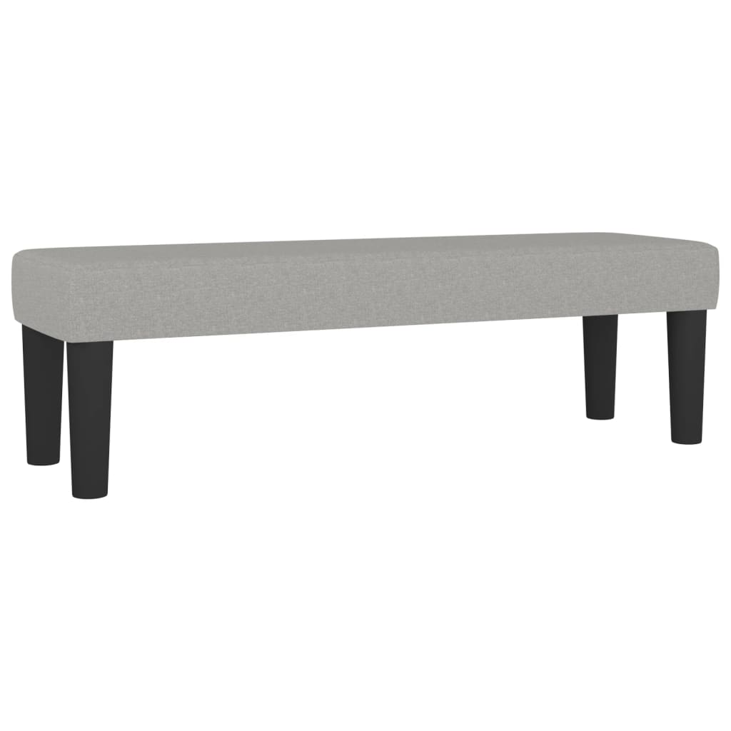 Giroletto a Molle con Materasso Grigio Chiaro 140x190cm Tessuto | homemem39