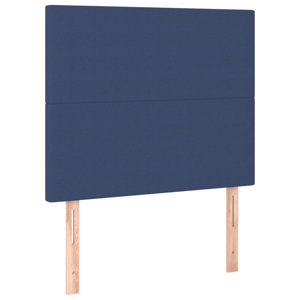 Giroletto a Molle con Materasso Blu 80x200 cm inTessuto | homemem39