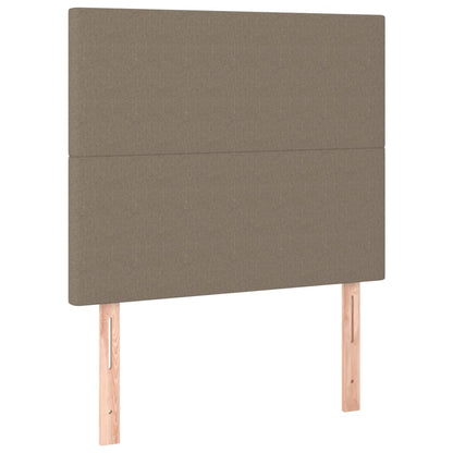 Giroletto a Molle con Materasso Tortora 120x200 cm in Tessuto | homemem39