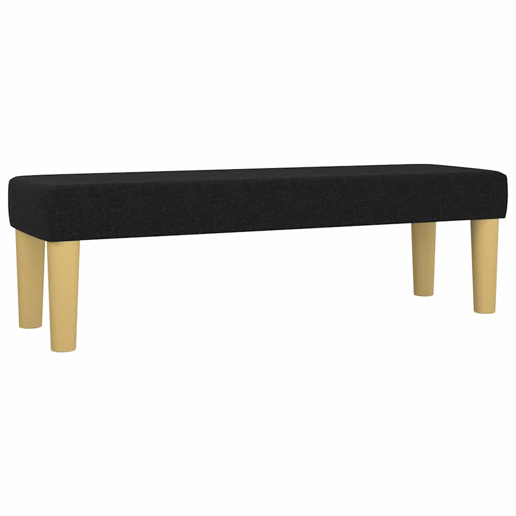 Giroletto a Molle con Materasso Nero 160x200 cm in Tessuto | homemem39