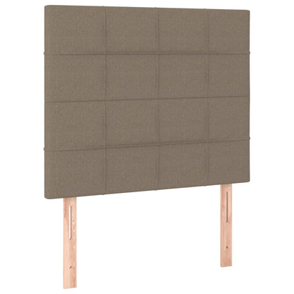 Giroletto a Molle con Materasso Tortora 120x200 cm in Tessuto | homemem39