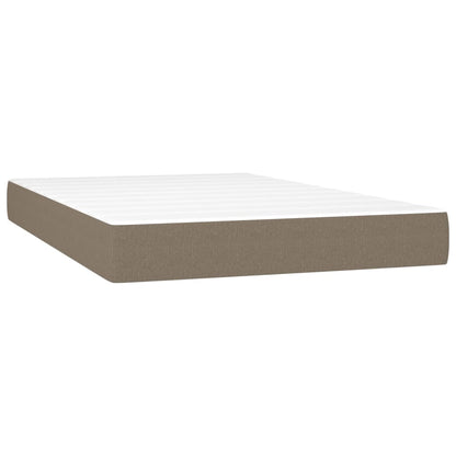 Giroletto a Molle con Materasso Tortora 120x200 cm in Tessuto | homemem39