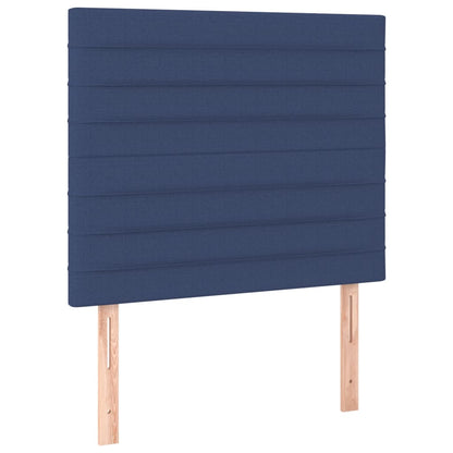 Giroletto a Molle con Materasso Blu 90x200 cm inTessuto | homemem39