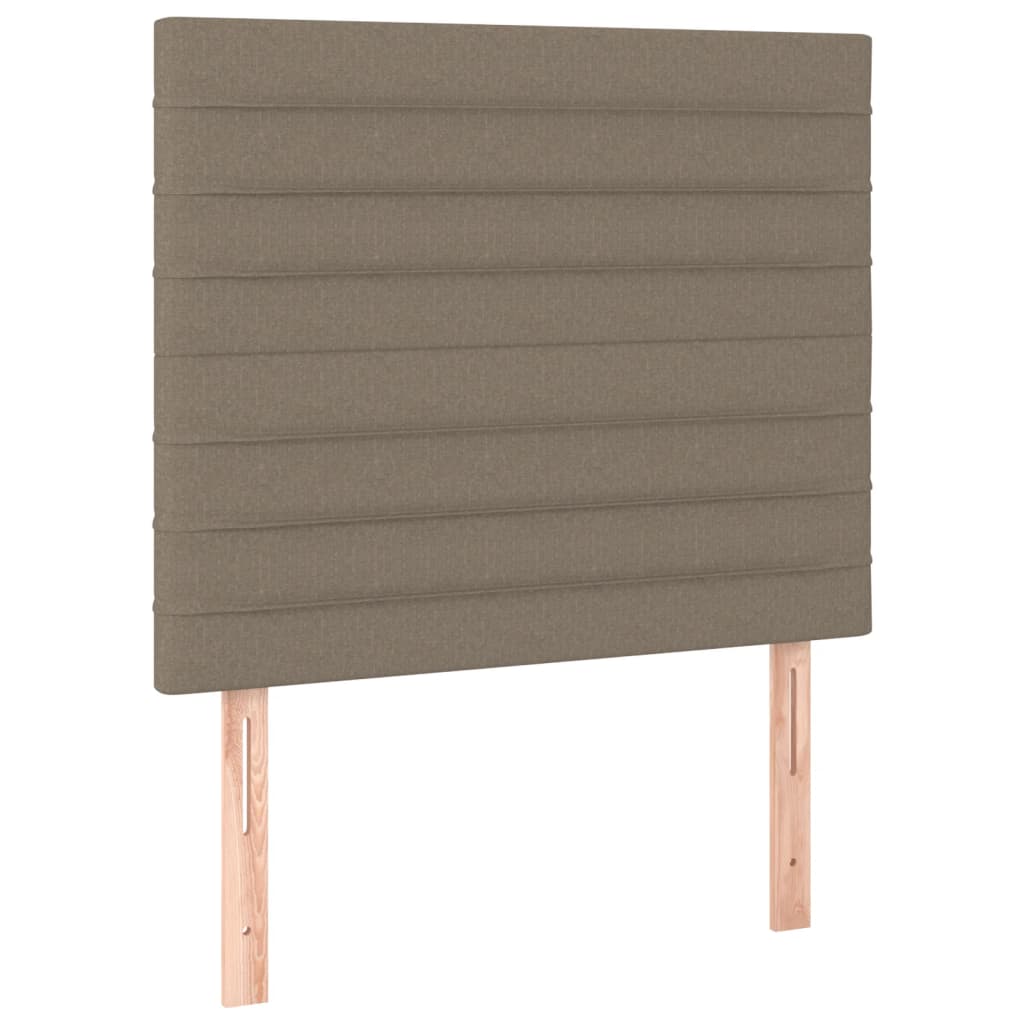 Giroletto a Molle con Materasso Tortora 120x200 cm in Tessuto | homemem39