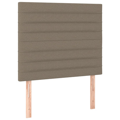 Giroletto a Molle con Materasso Tortora 120x200 cm in Tessuto | homemem39