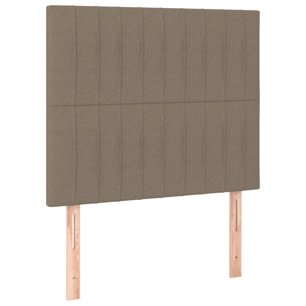 Giroletto a Molle con Materasso Tortora 120x200 cm in Tessuto | homemem39