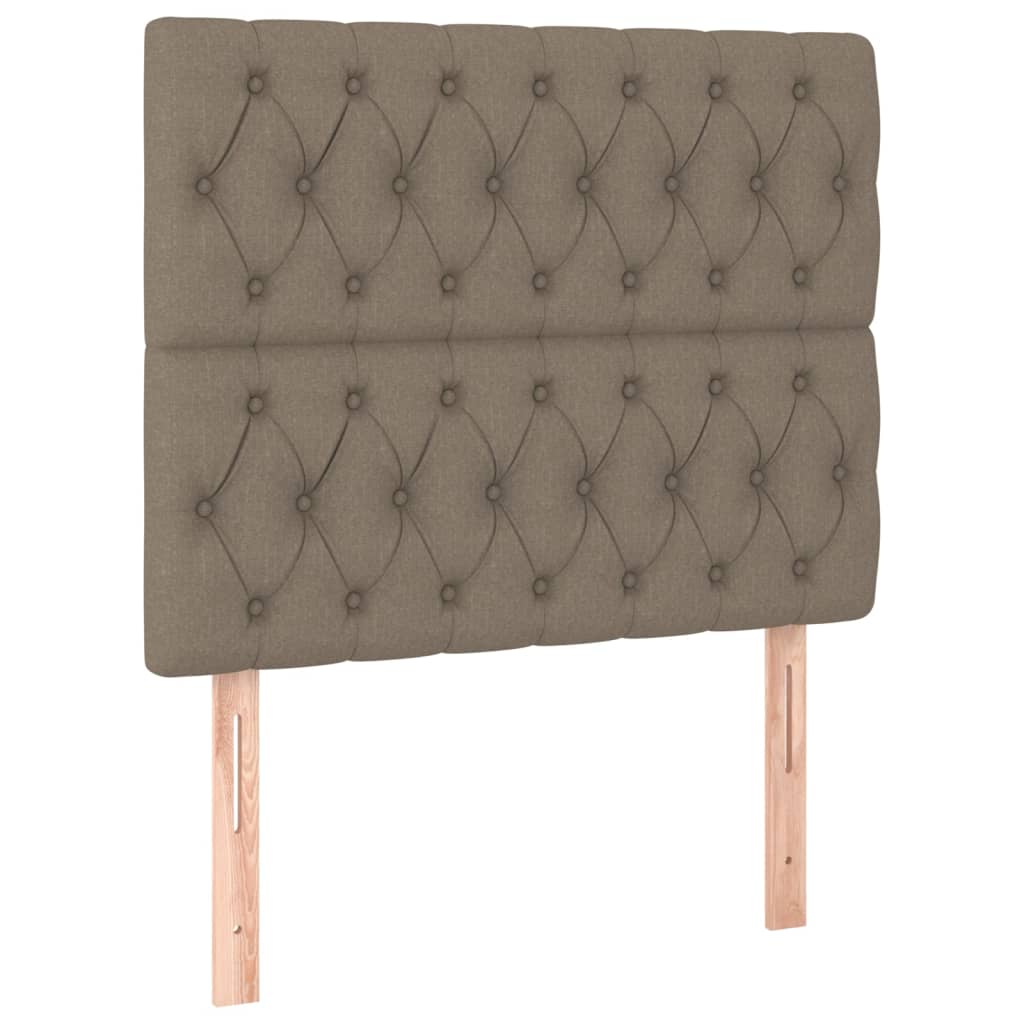 Giroletto a Molle con Materasso Tortora 120x200 cm in Tessuto | homemem39