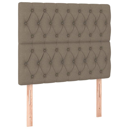 Giroletto a Molle con Materasso Tortora 120x200 cm in Tessuto | homemem39