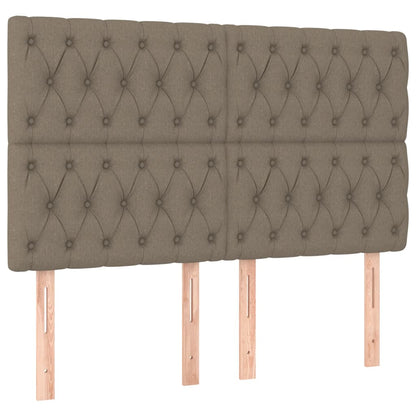 Giroletto a Molle con Materasso Tortora 160x200 cm in Tessuto | homemem39