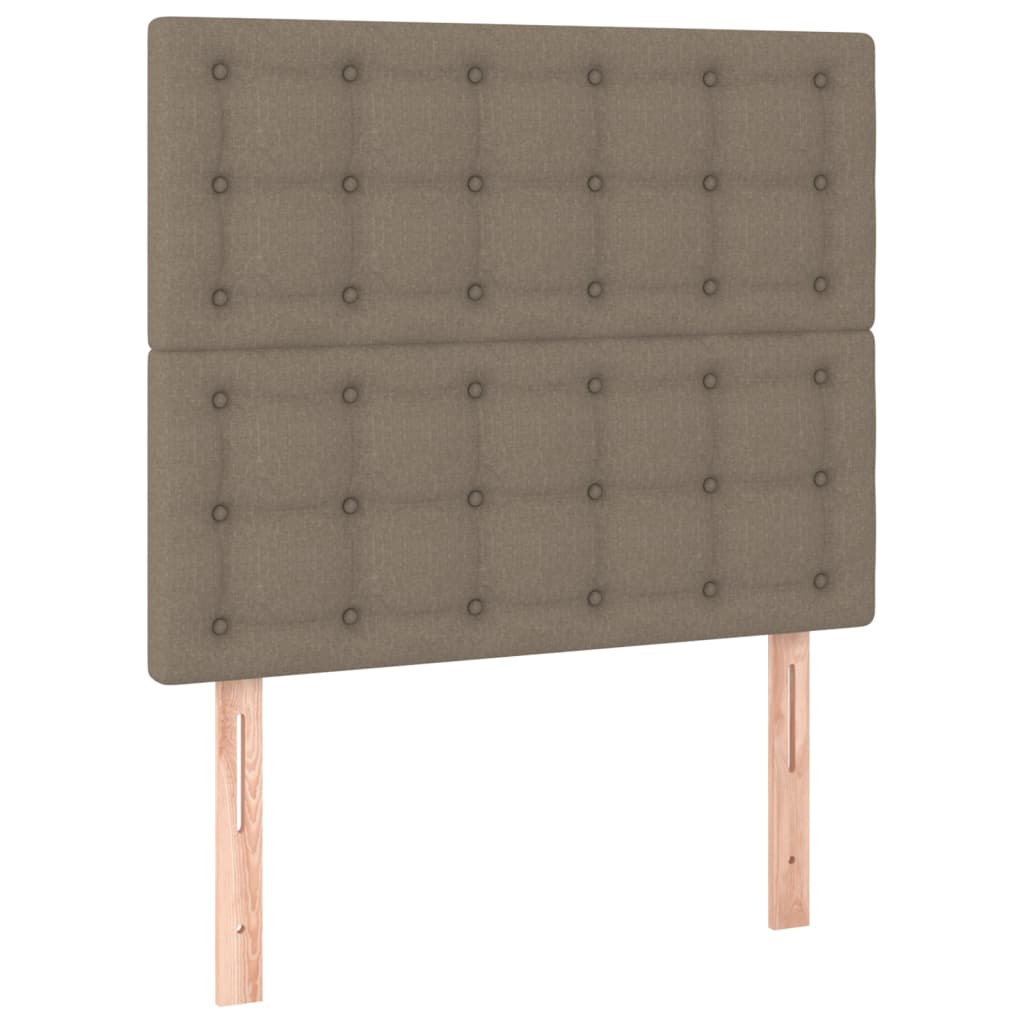 Giroletto a Molle con Materasso Tortora 120x200 cm in Tessuto | homemem39